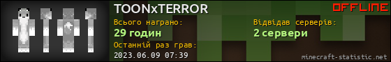 Юзербар 560x90 для TOONxTERROR