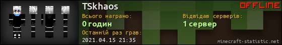 Юзербар 560x90 для TSkhaos