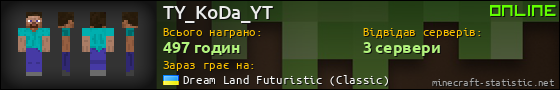 Юзербар 560x90 для TY_KoDa_YT