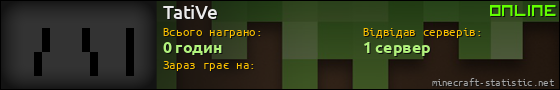 Юзербар 560x90 для TatiVe
