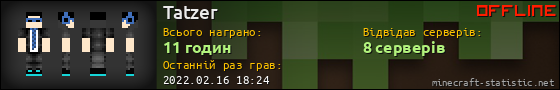 Юзербар 560x90 для Tatzer