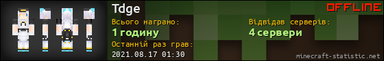 Юзербар 560x90 для Tdge