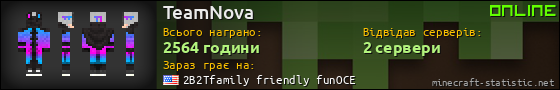 Юзербар 560x90 для TeamNova