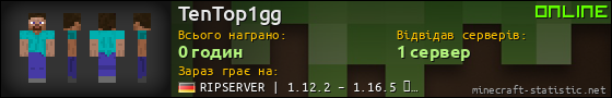 Юзербар 560x90 для TenTop1gg