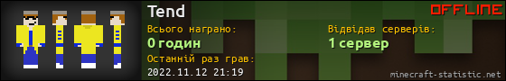 Юзербар 560x90 для Tend