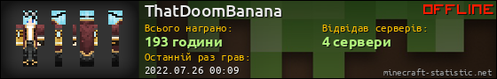 Юзербар 560x90 для ThatDoomBanana