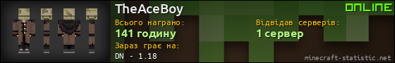Юзербар 560x90 для TheAceBoy