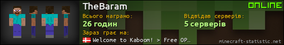 Юзербар 560x90 для TheBaram