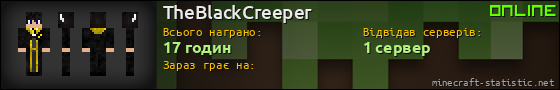 Юзербар 560x90 для TheBlackCreeper