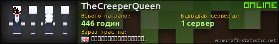 Юзербар 560x90 для TheCreeperQueen