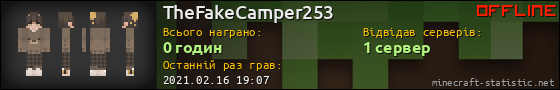 Юзербар 560x90 для TheFakeCamper253