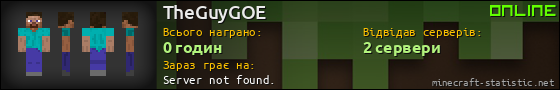 Юзербар 560x90 для TheGuyGOE