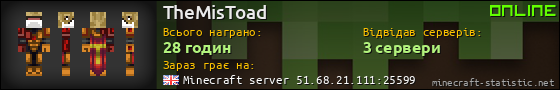 Юзербар 560x90 для TheMisToad