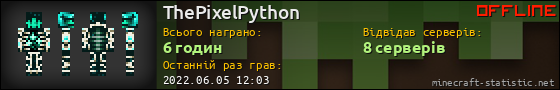 Юзербар 560x90 для ThePixelPython