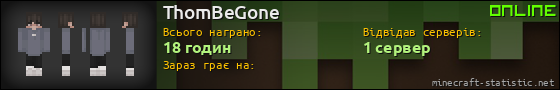 Юзербар 560x90 для ThomBeGone
