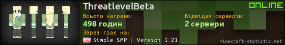 Юзербар 560x90 для ThreatlevelBeta