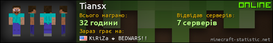 Юзербар 560x90 для Tiansx