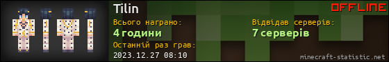 Юзербар 560x90 для Tilin