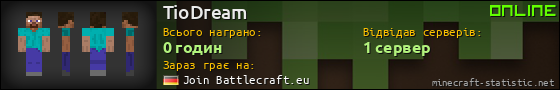 Юзербар 560x90 для TioDream