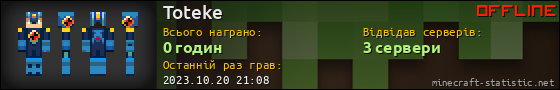 Юзербар 560x90 для Toteke