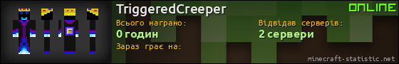 Юзербар 560x90 для TriggeredCreeper