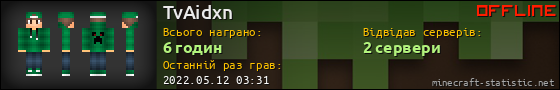 Юзербар 560x90 для TvAidxn
