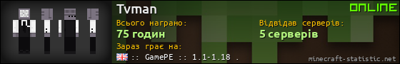 Юзербар 560x90 для Tvman