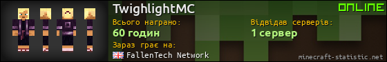 Юзербар 560x90 для TwighlightMC