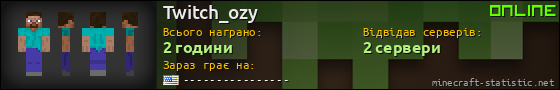 Юзербар 560x90 для Twitch_ozy