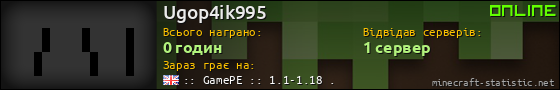 Юзербар 560x90 для Ugop4ik995