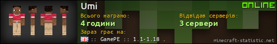 Юзербар 560x90 для Umi