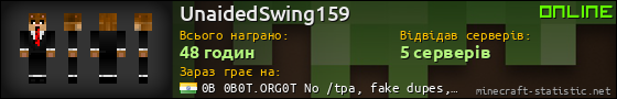 Юзербар 560x90 для UnaidedSwing159