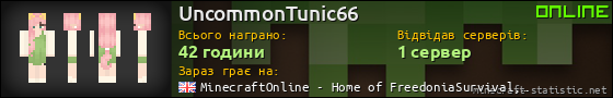 Юзербар 560x90 для UncommonTunic66