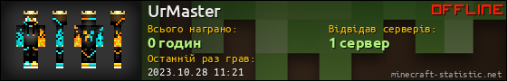 Юзербар 560x90 для UrMaster