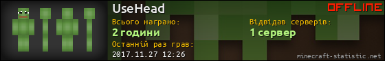 Юзербар 560x90 для UseHead