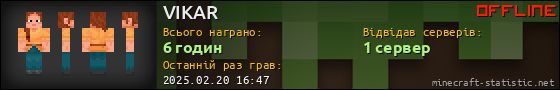 Юзербар 560x90 для VIKAR