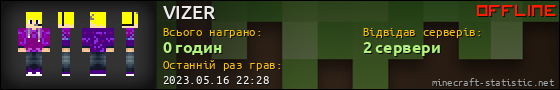 Юзербар 560x90 для VIZER