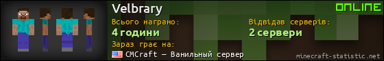 Юзербар 560x90 для Velbrary