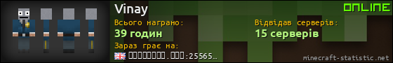 Юзербар 560x90 для Vinay