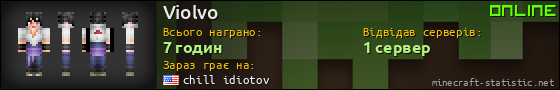 Юзербар 560x90 для Violvo