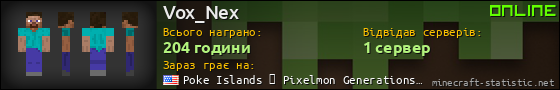 Юзербар 560x90 для Vox_Nex