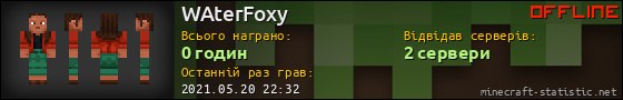 Юзербар 560x90 для WAterFoxy