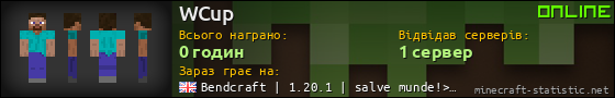 Юзербар 560x90 для WCup
