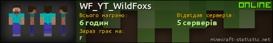 Юзербар 560x90 для WF_YT_WildFoxs