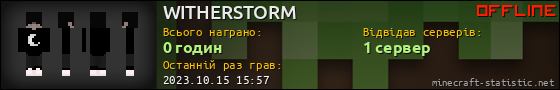 Юзербар 560x90 для WITHERSTORM