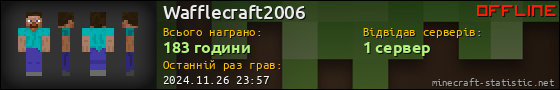 Юзербар 560x90 для Wafflecraft2006