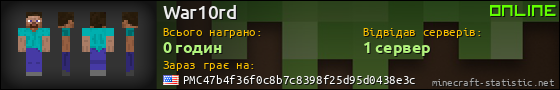 Юзербар 560x90 для War10rd