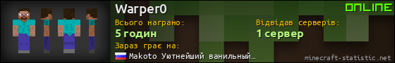 Юзербар 560x90 для Warper0