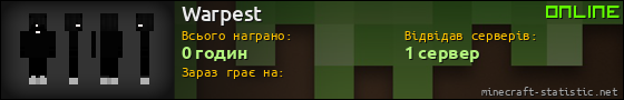 Юзербар 560x90 для Warpest
