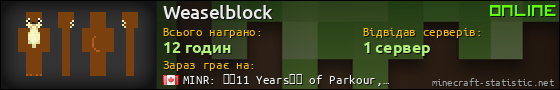 Юзербар 560x90 для Weaselblock